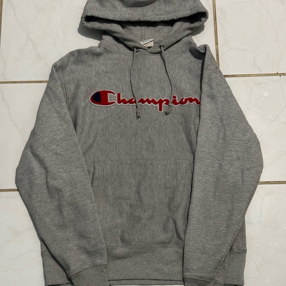 Champion Gray Hoodie for Men